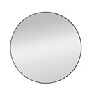 Lustro okrągłe czarne 70 cm Patina