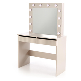 Toaletka z lustrem LED kaszmir mat 94 cm Hollywood 2