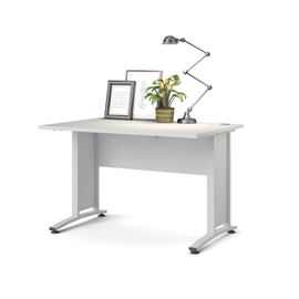 Biurko proste białe mat 120 cm Prima