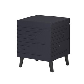 Komplet szafek nocnych granatowy mat 44 cm Ikon