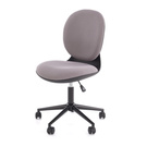 Fotel obrotowy młodzieżowy tapicerowany szary / czarny Orion 