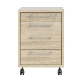 Kontenerek pod biurko dąb sonoma mat 48 x 49 x 68 cm Prima