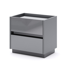 Szafka nocna antracyt / grafit mat 50 cm Teo
