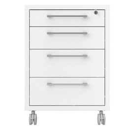 Kontenerek pod biurko biały mat 48 x 49 x 68 cm Prima