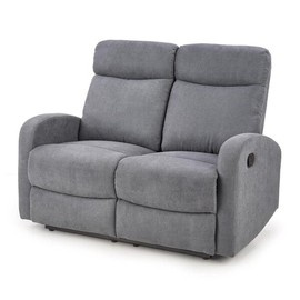 Sofa 2-osobowa z funkcją rozkładania tapicerowana szara Oslo 2