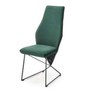 Krzesło do jadalni tapicerowane zielone K485