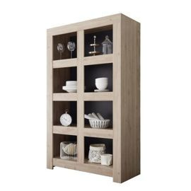 Regał do salonu dąb cadiz mat 110 x 42 x 186 cm Tuscany