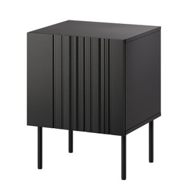 Komplet szafek nocnych czarny mat 45 cm Milo