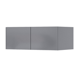 Nadstawka na szafę antracyt / grafit mat 90 x 55 cm Teo