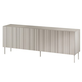 Komoda z drzwiami beżowa mat 200 cm Milo