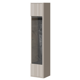 Witryna wisząca przeszklona kaszmir mat 35 x 163 cm Luvio