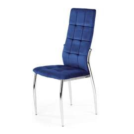 Krzesło do jadalni tapicerowane granatowe K416