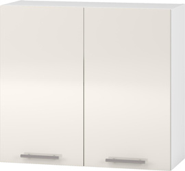 Szafka górna biała / beżowa mat / wysoki połysk 80 cm Vento