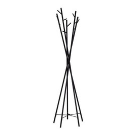 Wieszak stojący czarny mat 180 cm W35