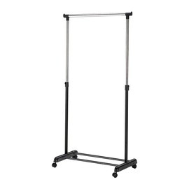 Wieszak stojący na ubrania czarny mat 88 cm WU8