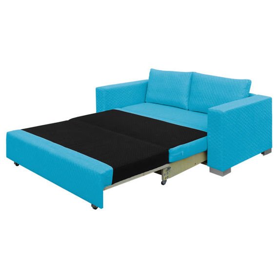Derpik sofa dwuosobowa 170 cm, błękitna 