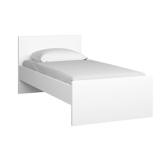 Łóżko Naia 90x190 cm biały połysk