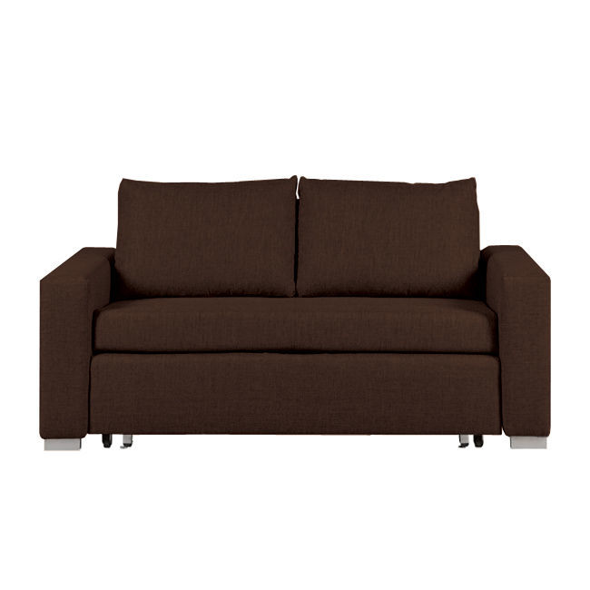 Sofa z funkcją spania Derry 170 cm, brązowa