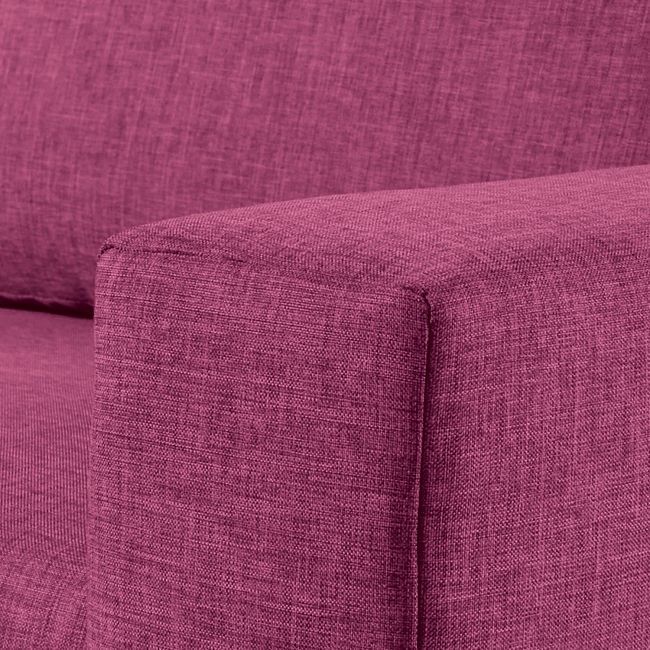 Sofa z funkcją spania Derry 170 cm, różowa
