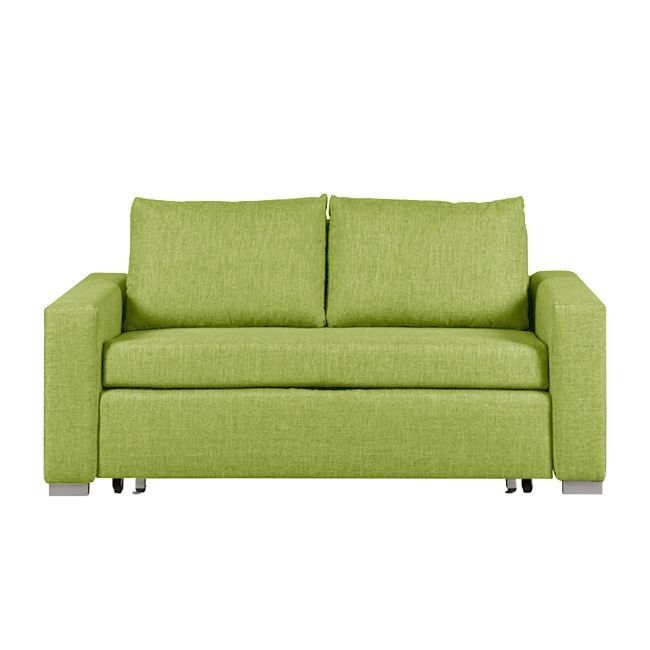 Sofa z funkcją spania Derry 170 cm, zielona