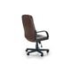 Fotel biurowy Denzel brązowy, ekoskóra, regulacja wysokości