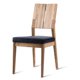 Krzesło Snug lite drewno dębowe, siedzisko tapicerowane 