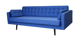 Sofa tapicerowana Cavan 3 osobowa, niebieska